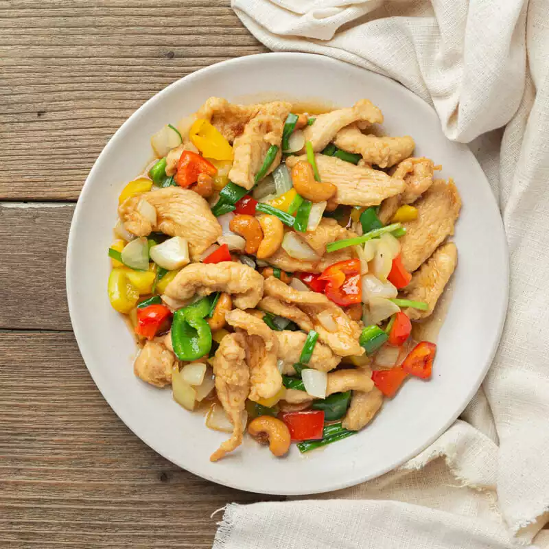 Cashew Nut Salad w Chicken