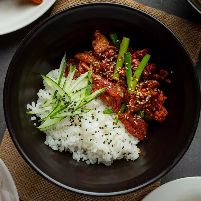 Chilli Chicken w/ Rice