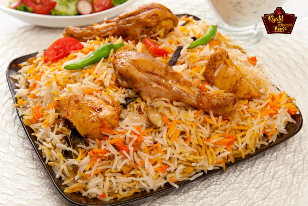 calories in chicken biryani