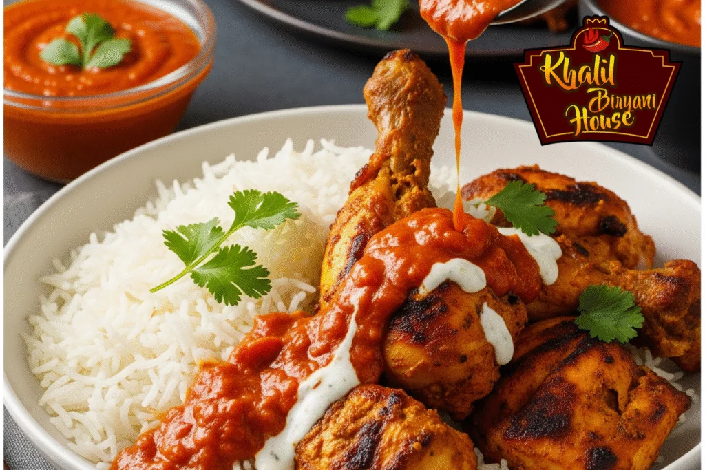 Best Chicken Tikka Masala Rice with Sauce, Bronx, NY