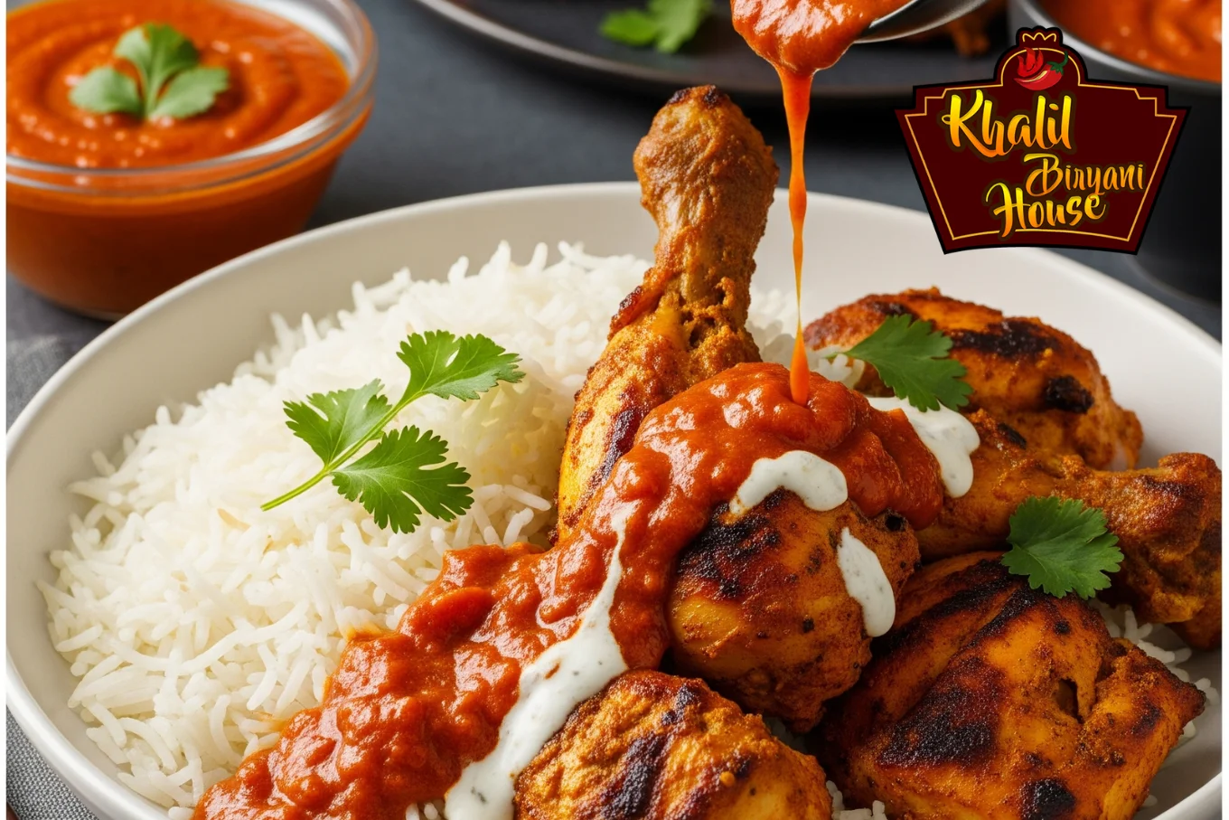 Best Chicken Tikka Masala Rice with Sauce, Bronx, NY