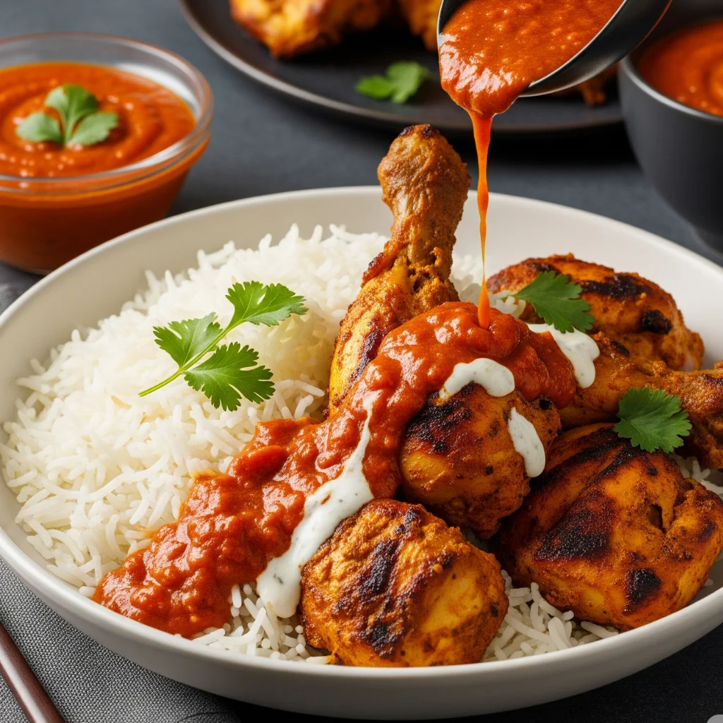 Best Chicken Tikka Masala Rice with Sauce, Bronx, NY