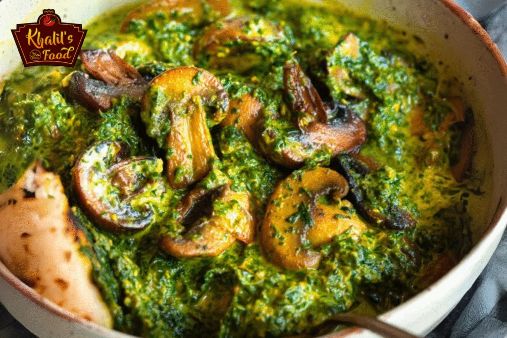 Mushroom Saag Recipe