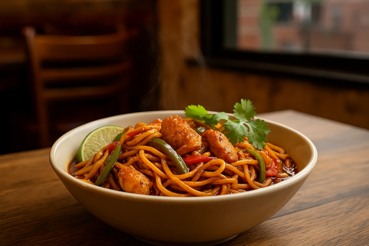 Best spicy chicken noodles recipe: Khalil’s Food Bronx